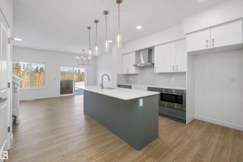 4184 Kinglet Drive Nw, Edmonton, AB - Indoor Photo Showing Kitchen With Upgraded Kitchen
