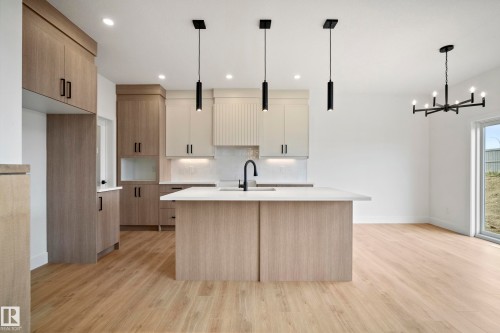 8533 223A Street Nw, Edmonton, AB - Indoor Photo Showing Kitchen With Upgraded Kitchen