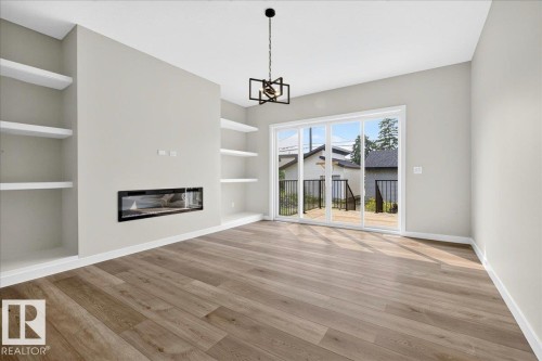 9814 155 Street Nw, Edmonton, AB - Indoor With Fireplace
