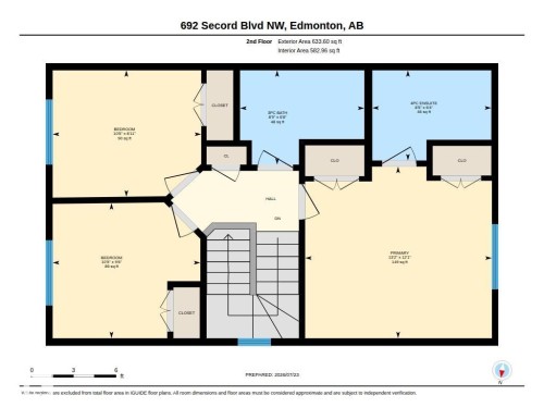 Floor plan - 692 Secord Boulevard Nw, Edmonton, AB - Other
