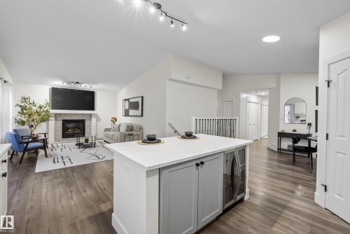 6741 162A Avenue Nw, Edmonton, AB - Indoor With Fireplace