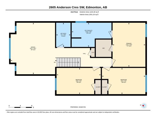 Floor plan - 2605 Anderson Crescent Sw, Edmonton, AB - Other