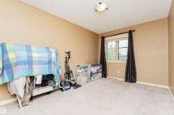 Carpeted room with neutral-toned walls - 