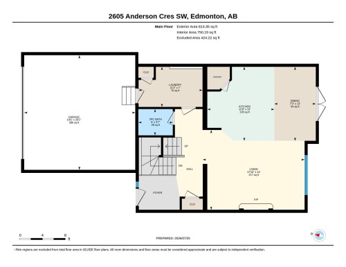 Floor plan - 2605 Anderson Crescent Sw, Edmonton, AB - Other