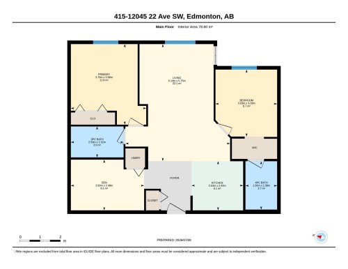 Floor plan - #415 12045 22 Av Sw, Edmonton, AB - Other
