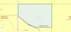 Plat Map. Illustrating the property boundaries and identifying the roadway - 