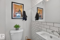 View of the Main Floor Half Bath located just off the Kitchen. - 