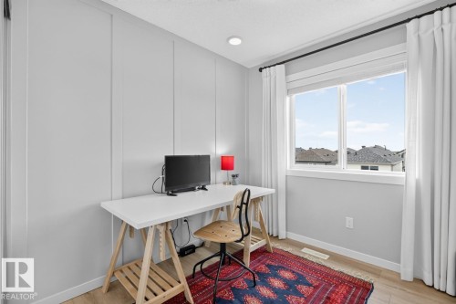 2nd Bedroom located on the 3rd Floor. - 1051 Cy Becker Road Nw, Edmonton, AB - Indoor Photo Showing Office