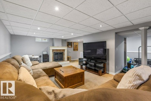 14119 73 Street Nw, Edmonton, AB - Indoor With Fireplace