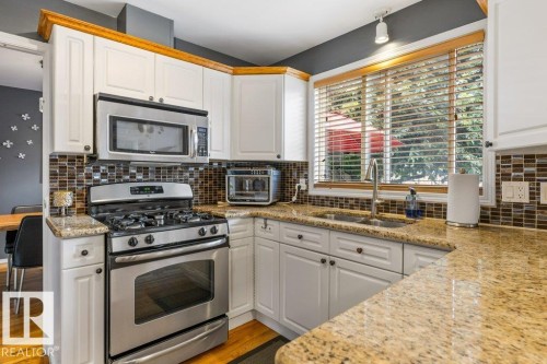 14119 73 Street Nw, Edmonton, AB - Indoor Photo Showing Kitchen With Double Sink