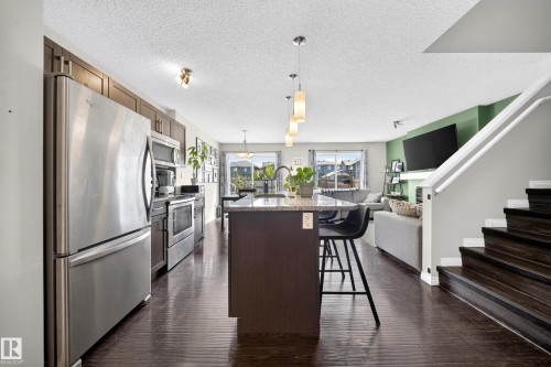 2155 67 Street Sw, Edmonton, AB - Indoor Photo Showing Kitchen With Upgraded Kitchen