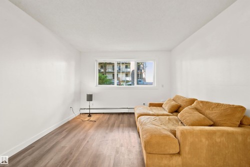 #112 10529 93 St Nw, Edmonton, AB - Indoor Photo Showing Living Room