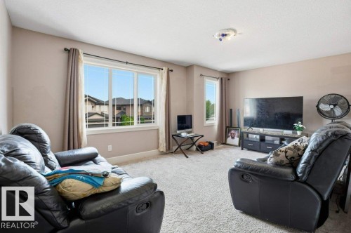 Living room - 258 Albany Drive Nw, Edmonton, AB - Indoor Photo Showing Living Room