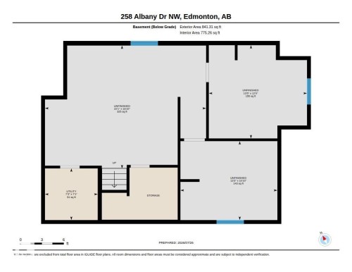 Floor plan - 258 Albany Drive Nw, Edmonton, AB - Other
