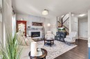 11 Rolston Close, Leduc, AB  - Indoor Photo Showing Living Room With Fireplace 