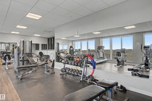 #1225 5151 Windermere Bv Sw, Edmonton, AB - Indoor Photo Showing Gym Room