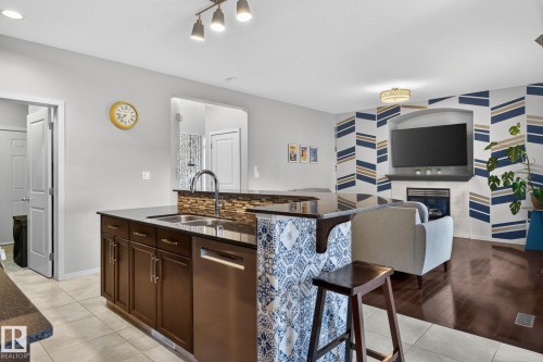 22068 95 Avenue Nw, Edmonton, AB - Indoor Photo Showing Kitchen With Double Sink
