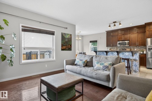 22068 95 Avenue Nw, Edmonton, AB - Indoor Photo Showing Living Room