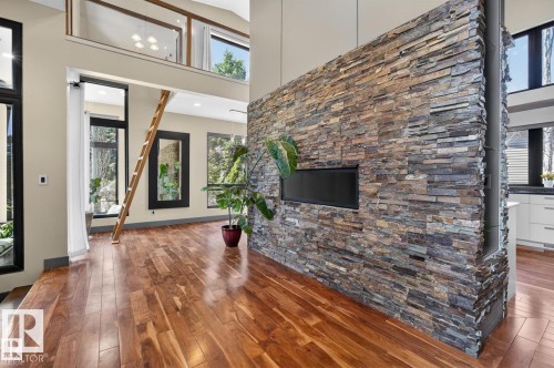 11908 41A Avenue Nw, Edmonton, AB - Indoor With Fireplace