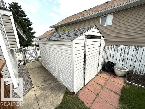 8'x12' shed - 212 West Liberty Crescent, Millet, AB - Outdoor With Deck Patio Veranda With Exterior
