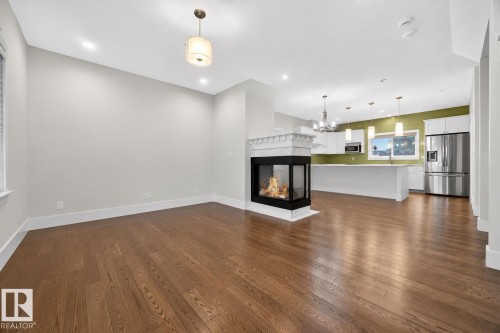 12620 106 Avenue Nw, Edmonton, AB - Indoor With Fireplace