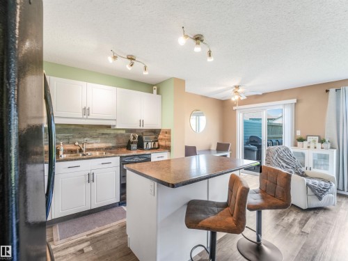 3635 11 Street Nw, Edmonton, AB - Indoor Photo Showing Kitchen With Double Sink