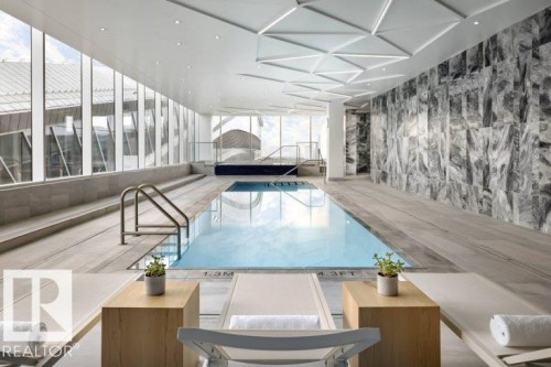 #2603 10360 102 St Nw, Edmonton, AB - Indoor Photo Showing Other Room With In Ground Pool