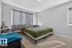 Neutral-toned room featuring carpeted flooring and light grey wall paint - 