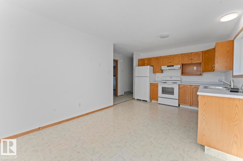 4813 45 Street, Cold Lake, AB - Indoor Photo Showing Kitchen With Double Sink