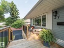37 Springfield Crescent, St. Albert, AB  - Outdoor With Deck Patio Veranda With Exterior 
