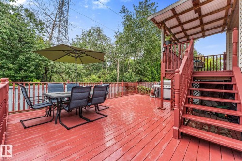 Lower deck view - 13148 151 Avenue Nw, Edmonton, AB - Outdoor With Deck Patio Veranda With Exterior