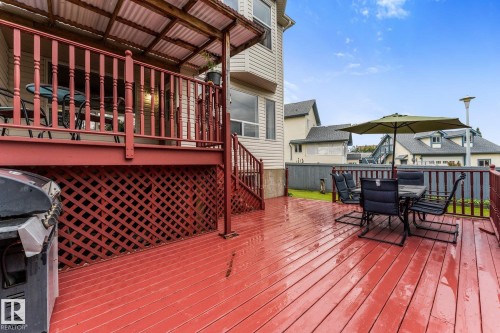 Lower deck view - 13148 151 Avenue Nw, Edmonton, AB - Outdoor With Deck Patio Veranda With Exterior