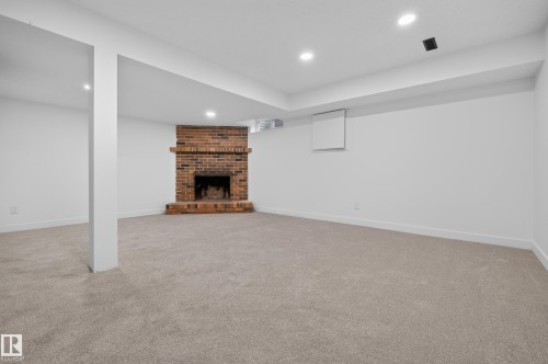 3320 130A Avenue Nw, Edmonton, AB - Indoor With Fireplace