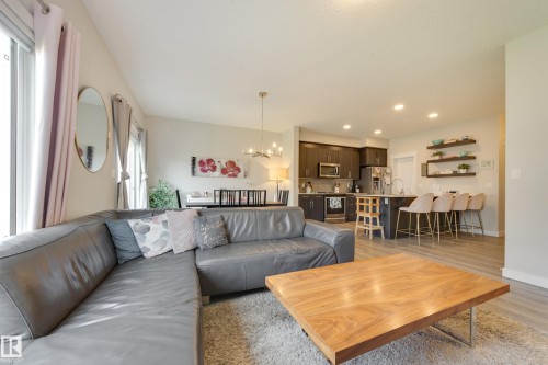 9932 223 Street Nw, Edmonton, AB - Indoor Photo Showing Living Room