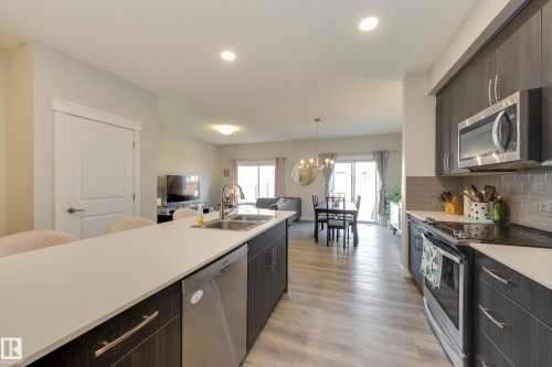 9932 223 Street Nw, Edmonton, AB - Indoor Photo Showing Kitchen With Double Sink With Upgraded Kitchen