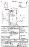 Plot Plan. Detailing property boundaries, existing driveways, and elevation information for the property - 