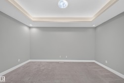 Tray ceiling with integrated lighting and recessed lighting fixtures - 