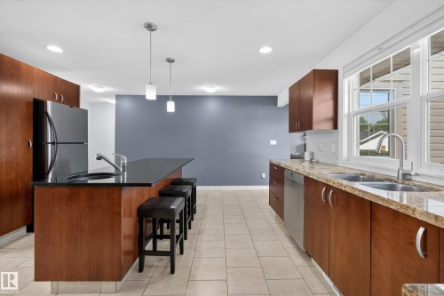 9036 145 Street Nw, Edmonton, AB - Indoor Photo Showing Kitchen With Double Sink