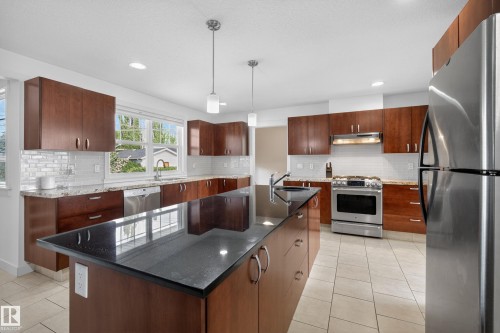 9036 145 Street Nw, Edmonton, AB - Indoor Photo Showing Kitchen