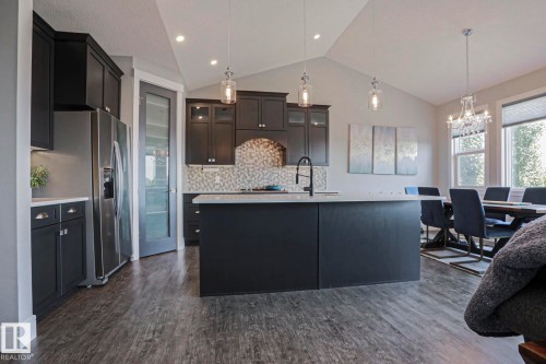 9711 223 Street Nw, Edmonton, AB - Indoor Photo Showing Kitchen With Upgraded Kitchen