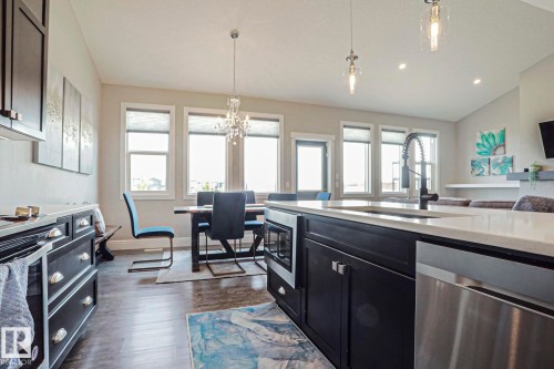 9711 223 Street Nw, Edmonton, AB - Indoor Photo Showing Kitchen With Upgraded Kitchen