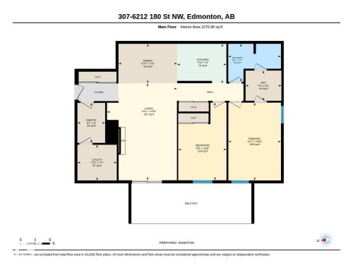 Floor plan - #307 6212 180 St Nw, Edmonton, AB - Other