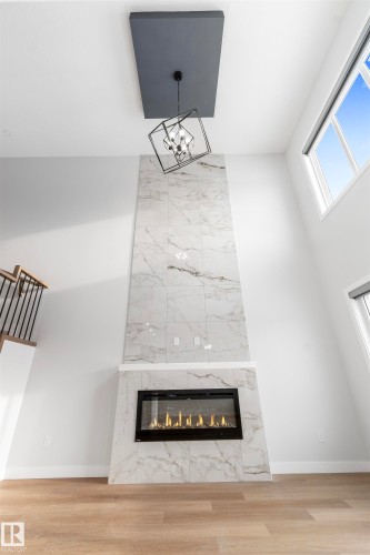 47 Axelwood Crescent, Spruce Grove, AB - Indoor With Fireplace
