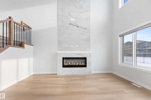 47 Axelwood Crescent, Spruce Grove, AB - Indoor With Fireplace