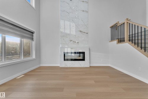 41 Axelwood Crescent, Spruce Grove, AB - Indoor With Fireplace