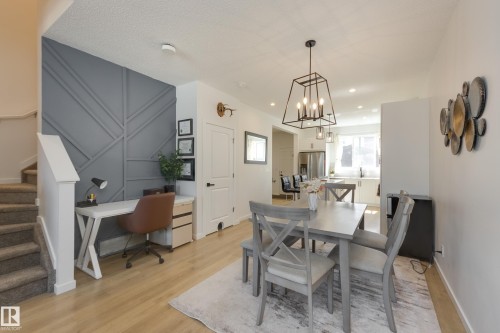 19281 22A Avenue Nw, Edmonton, AB - Indoor Photo Showing Dining Room