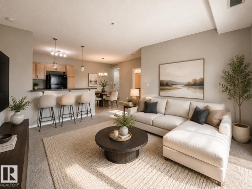 #337 7825 71 St Nw, Edmonton, AB - Indoor Photo Showing Living Room