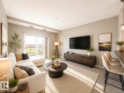 #337 7825 71 St Nw, Edmonton, AB - Indoor Photo Showing Living Room