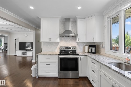 14604 93 Avenue Nw, Edmonton, AB - Indoor Photo Showing Kitchen With Upgraded Kitchen
