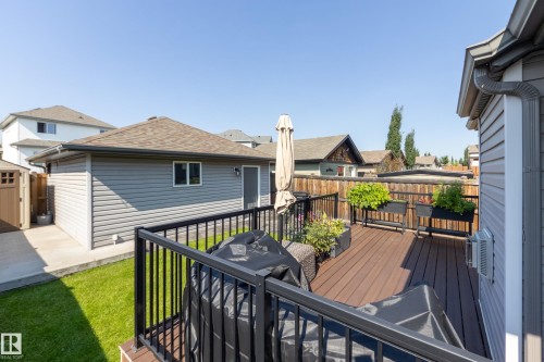 5881 168A Avenue Nw, Edmonton, AB - Outdoor With Deck Patio Veranda With Exterior